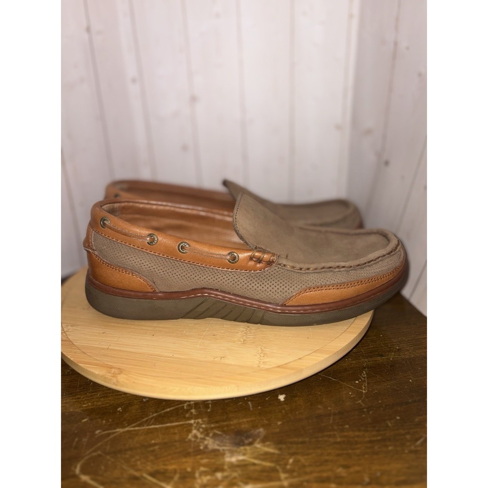 Tommy Bahama "Sperry" leather boat shoes Two Tone Leather 9